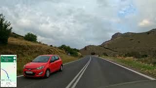 Driving in Greece from Farsala Larissa to Domokos Fthiotida [upl. by Kcirdorb]