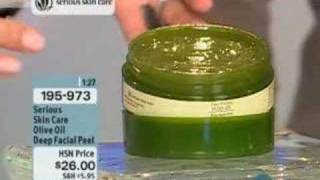 Serious Skin Care Olive Oil Deep Facial Peel  Item 195973 [upl. by Htilil]