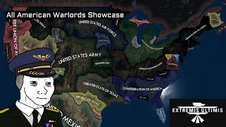 HOI4 Extremis Ultimis Demo All American Warlords Showcase [upl. by Aneema]