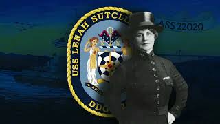 Guidedmissile Destroyer USS Lenah Sutcliffe Higbee Commissions [upl. by Ahsircal]