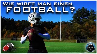 Wie wirft man einen Football 🏈 [upl. by Fredrick690]