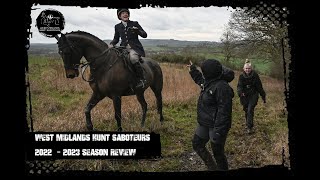 West Midlands Hunt Saboteurs 2022  2023 season review [upl. by Villada]