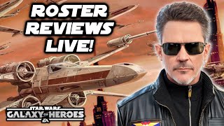 SWGOH Live Roster Reviews with your Star Wars Dad [upl. by Sikras]