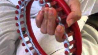 How to use the knifty knitter part 1wmv [upl. by Omissam208]