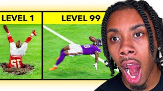 NFL Plays That Go From Level 1 to Level 100 [upl. by Aer]