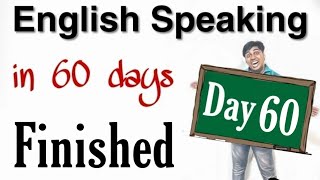 Day 60 of 60 days English Speaking Course in Hindi [upl. by Rockel]