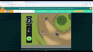 Speedrunning Rally Racer level 2 on Abcya [upl. by Porush]