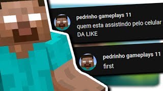 OS PIORES COMENTÁRIOS DO YOUTUBE [upl. by Elexa]