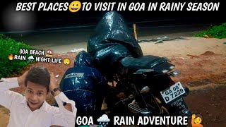 Rain 🌧️ time adventure in Goa [upl. by Eibmab589]