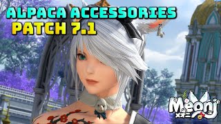 FFXIV Alpaca Earring amp Neck Warmer  71 Glam [upl. by Emlynn]