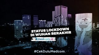 Pertunjukan Cahaya Tandai Berakhirnya Lockdown di Wuhan [upl. by Doran]