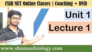 CSIR NET life science lectures  Unit 1 Lecture 1 biochemistry [upl. by Canute]