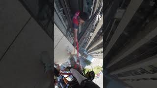 Daring Air Conditioner Installation Video By Technician Goes Viral [upl. by Tychon994]