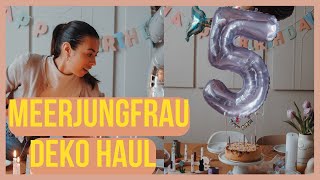 Meerjungfrauen Kindergeburtstag Haul [upl. by Slade]