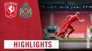 HIGHLIGHTS  FC Twente  WaaslandBeveren 11112021 [upl. by Thilda]