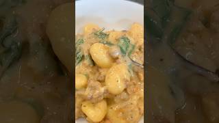 Creamy Sausage and Gnocchi One Pot dinner [upl. by Kado543]