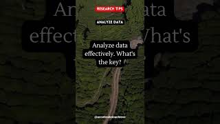 Data Analysis  Research Tips [upl. by Christensen]