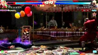 TEKKEN TAG2 UL 1123 SIHO VS FRAN VS KNEE [upl. by Anilem]