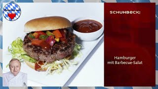 Alfons Schuhbeck  Hamburger mit Barbecue Salat [upl. by Henning438]