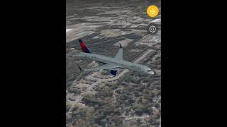 Delta Airlines Touching ground at HartsfieldJackson International Airport Atlanta Georgia [upl. by Erdnassac337]