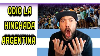 Español REACCIONA a ODIO LA HINCHADA ARGENTINA 🔴 COMO SON LOS ARGENTINOS [upl. by Marrin140]