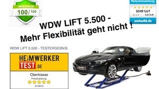 Mobile Hebebühne WDW LIFT 5500  Produktvorstellung Teil 1 von 2 [upl. by Anaitat]