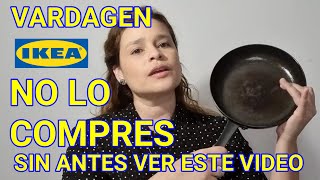 Unboxing VARDAGEN IKEA Carbón steel pan lo que debes saber antes de comprarlo [upl. by Elrebma287]