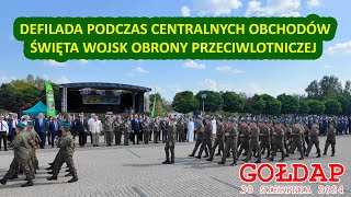 Defilada podczas centralnych obchodów Święta Wojsk Obrony Przeciwlotniczej  Gołdap 2024 [upl. by Ynoble]