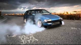 Bisimoto 724whp 16L wagon burnout video [upl. by Terencio]