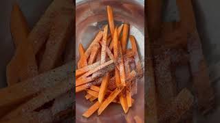 Perfect Air Fryer Sweet Potato Fries airfryerrecipes [upl. by Sal]