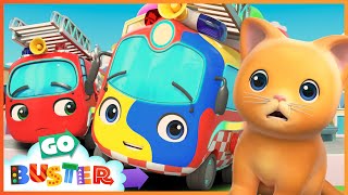 NEW The Kitten Emergency  Go Buster  Bus Cartoons amp Kids Stories [upl. by Ennasor]