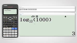 Logarithmic Function on Casio fx991EX Classwiz Video 2 [upl. by Siver]