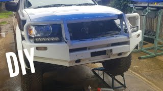 How to install a bullbar  Triton  L200 [upl. by Nwadahs454]