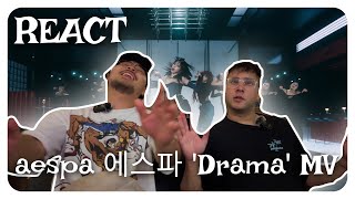 aespa 에스파 Drama MV REACTION [upl. by Sollie]