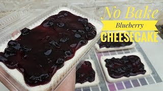 No Bake Blueberry Cheesecake  How to make Blueberry Cheesecake with costing [upl. by Salokcin]