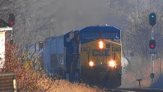 CSX Q373 Passing Duffields Station In West Virginia [upl. by Shawn]