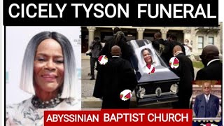 Cicely Tyson funeralRev Calvin O Butts III update From Abyssinian Baptist Church [upl. by Nhguaved]