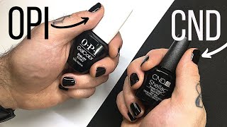 CND Shellac vs OPI GelColor Battle of the Brands PART 1 [upl. by Eudosia]