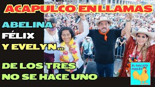 ALCALDESA DE ACAPULCO ABELINA DICE COMBATIR CRIMEN CON PIPA DE BOMBEROS FÉLIX SALGADO SE HACE WEY [upl. by Lucho]