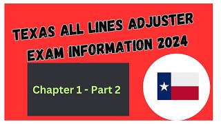 Texas All Lines Adjuster Exam Information 2024 [upl. by Lamond557]