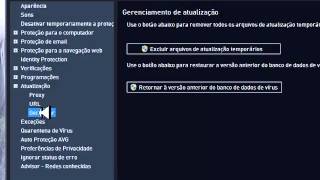 VEJA SOLUÇÃO ERRO NA ATUALIZAÇÃO DO AVG ANTIVIRUS [upl. by Ayetal]