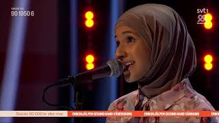 Amena Alsameai  quotSinging for the Children on Earthquot  SVT1 [upl. by Acile]