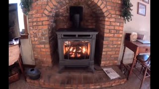 RegencyHampton H35 Gas Stove Install Looks Amazing [upl. by Neelra683]