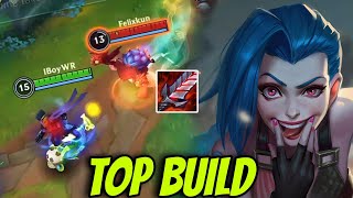 WILD RIFT ADC  THIS JINX CARRY 1V9 WITH NEW TOP BUILD IN PATCH 53A GAMEPLAY [upl. by Inacana]