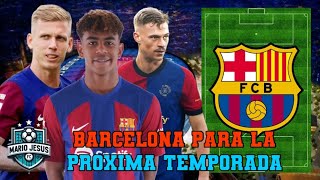 Posible alineacion del Barcelona para la proxima temporada [upl. by Messere]