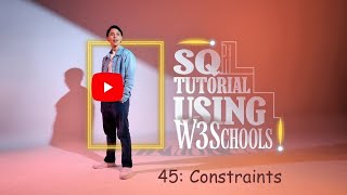 SQL  Constraints  W3Schools SQL Tutorial [upl. by Sanoj846]