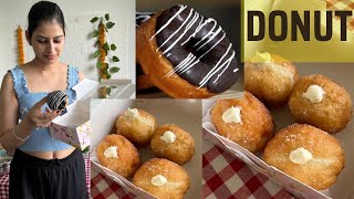 Bomboloni donut Recipe Eggless Italian donuts How to make soft fluffy viral donuts [upl. by Aneleiram260]