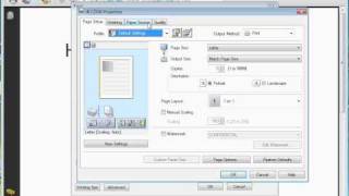 How to Print DoubleSided on Canon IR C2550 [upl. by Idola]