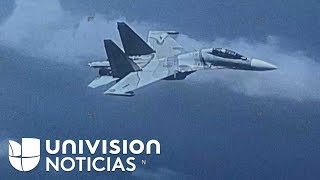 EEUU presenta videos para demostrar el acercamiento de un avión venezolano a una de sus aeronaves [upl. by Aurelea]