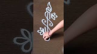 sidebordermuggulu muggulu borderrangoli rangolidesigns youtubeshorts shortsfeed [upl. by Icken]